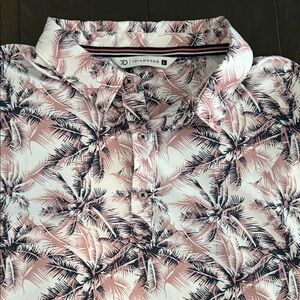 7 Diamonds Tropical Palm Print Shirt